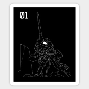 EVA_01 BW2 Sticker